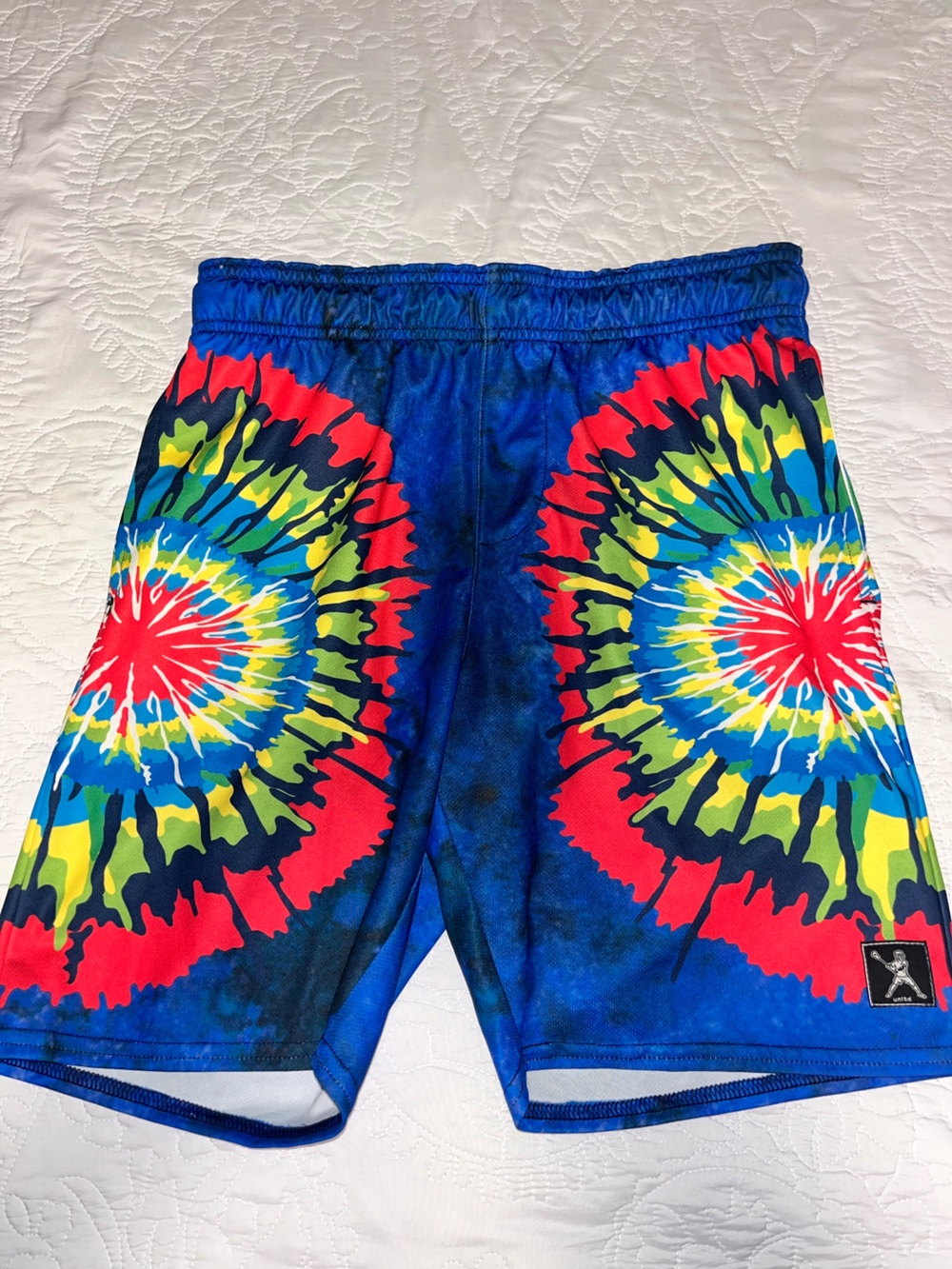 Men’s small lacrosse unlimited shorts tie dye small